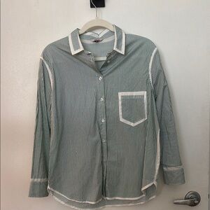 The Kit, Green Striped Shirt